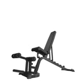 Banco Multiposición con extensión de cuádriceps  WBX-220MFIT curl de biceps opcional