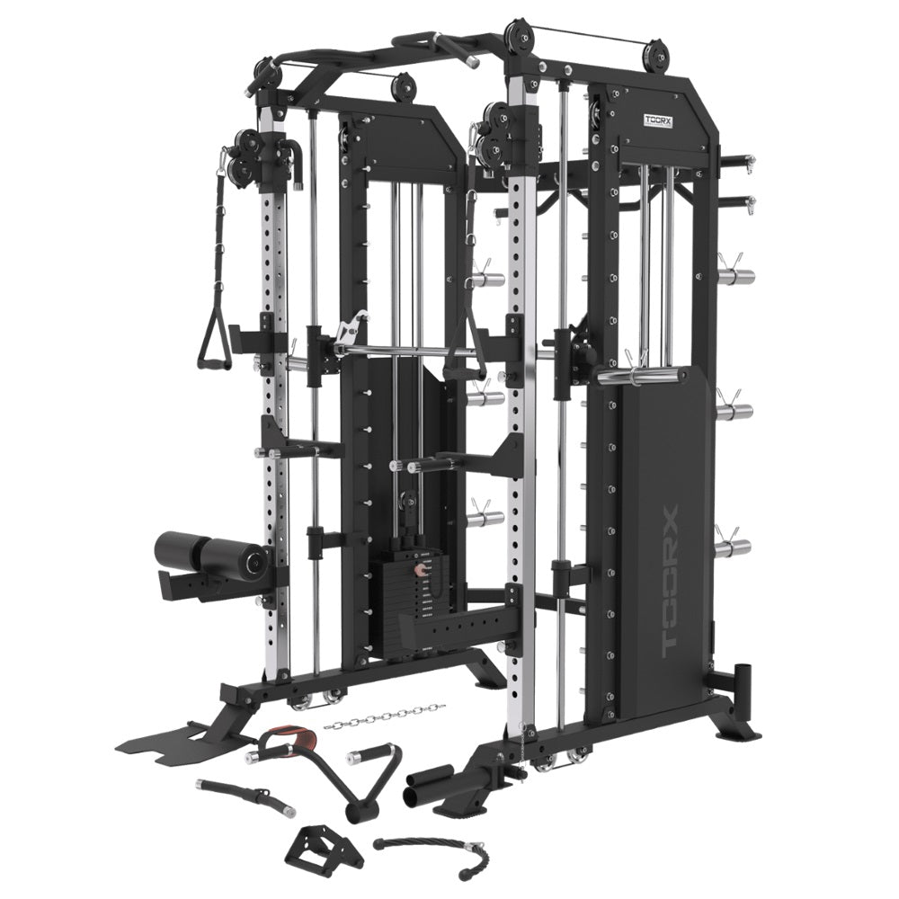 MultiPower All in one ASX-6000 - Máquina Smith, Multipower, Rack + Pol ...